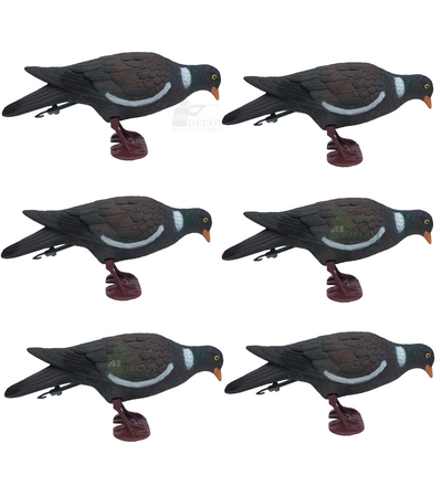 Full-bodied plastic pigeon decoy by WINDY, realistic hunting decoy for bird control and hunting scenarios.