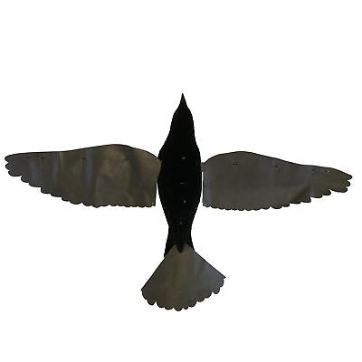 Windy Proflap Crow Decoy designed for magnets and bouncers, featuring realistic crow appearance for outdoor bird control.