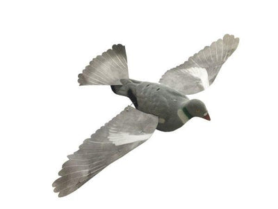 WINDY Proflap pigeon decoy for magnets and bouncers, realistic bird decoy used for pest control and bird deterrence.