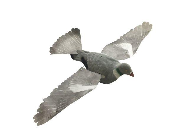 WINDY Proflap pigeon decoy for magnets and bouncers, realistic bird decoy used for pest control and bird deterrence.