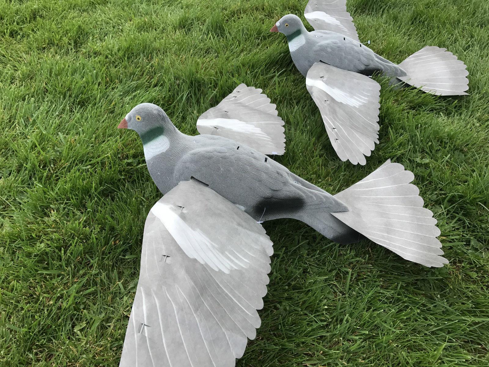 Windy Proflap pigeon decoy designed for magnets and bouncers, used to attract or deter pigeons in urban environments.