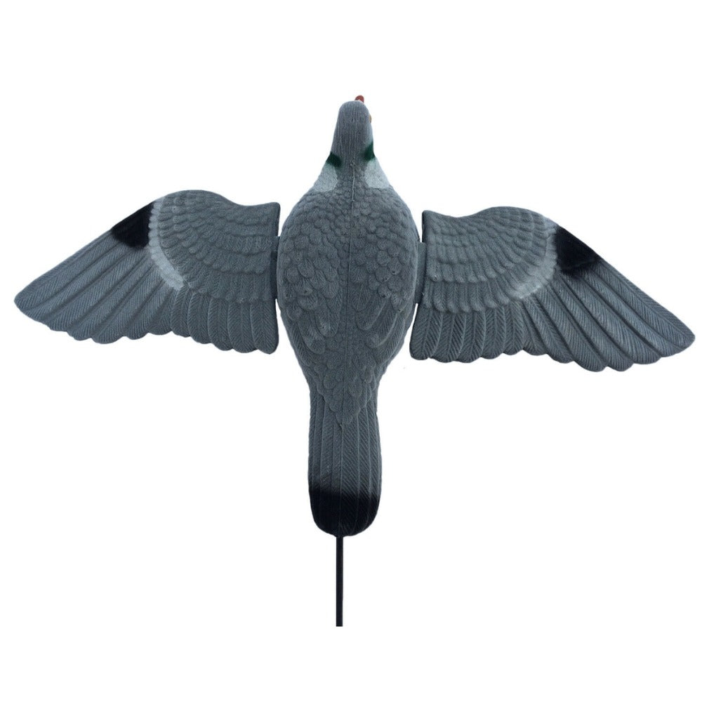 WINDY Spring Wing Pigeon Decoy for bouncers or floaters, realistic bird decoy for hunting or outdoor use.