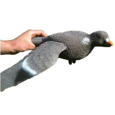 Windy Spring Wing Pigeon Decoy for bouncers or floaters, realistic bird decoy for hunting or bird control.