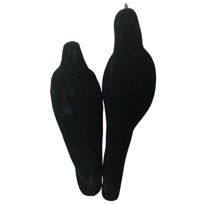 Windy Magnum Flocked Crow Full Body Decoys set of realistic crow decoys for hunting and wildlife observation.