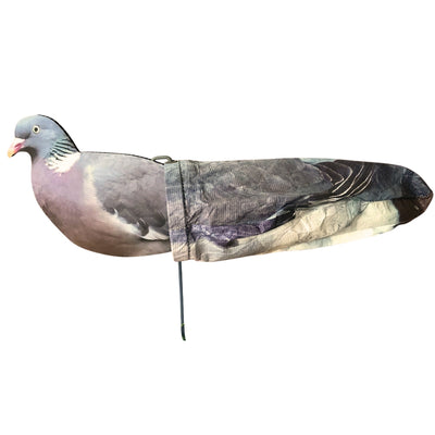 Windy Pro Sock Pigeon Decoy Kit with realistic pigeon decoys for bird control and hunting, featuring multiple sock decoys in natural colors.