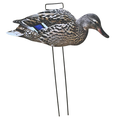 Silhouette WINDY Mallard Duck Decoy Kit with multiple decoys for waterfowl hunting and decor, featuring detailed duck silhouettes.