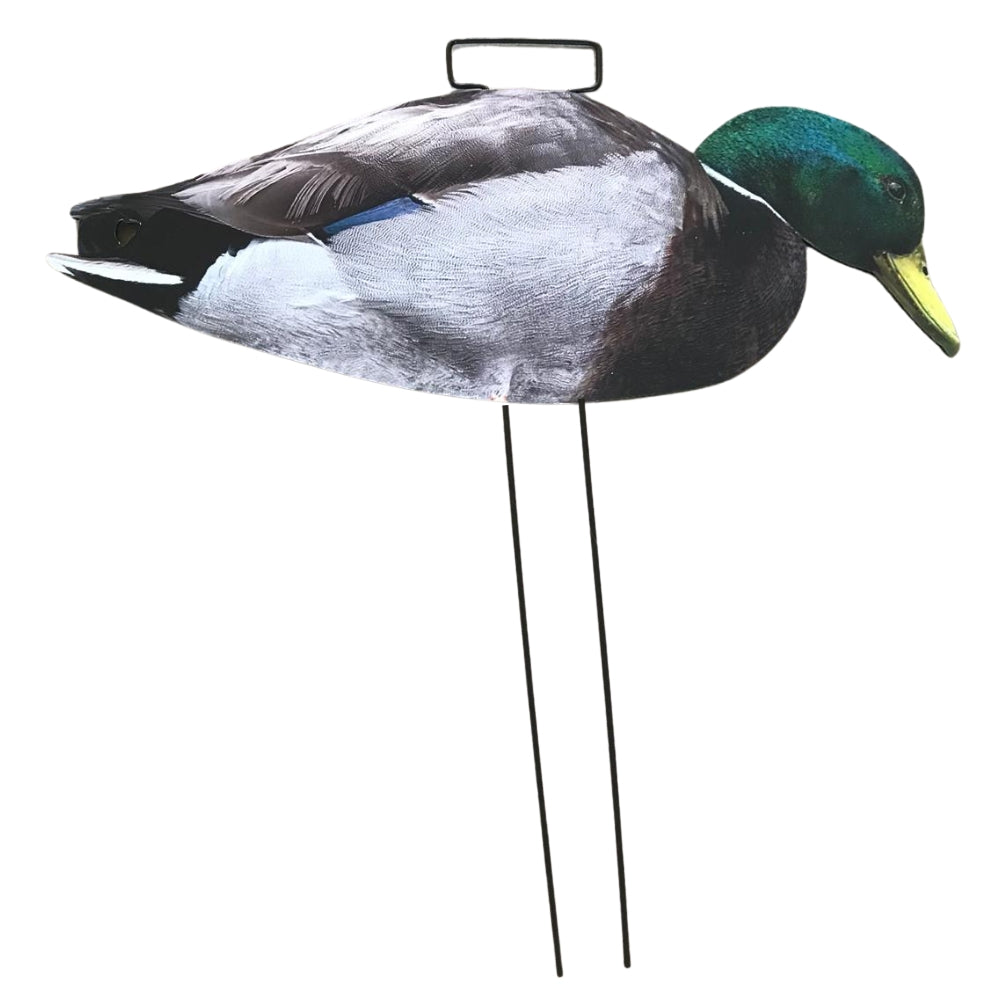 Silhouette WINDY Mallard Duck Decoy Kit with multiple decoys for hunting or outdoor decor, featuring realistic duck shapes.
