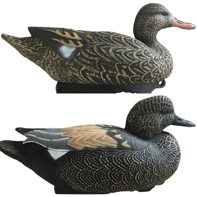 Floating HD Gadwall Duck Decoy by WINDY, realistic male or female decoy for waterfowl hunting or birdwatching.