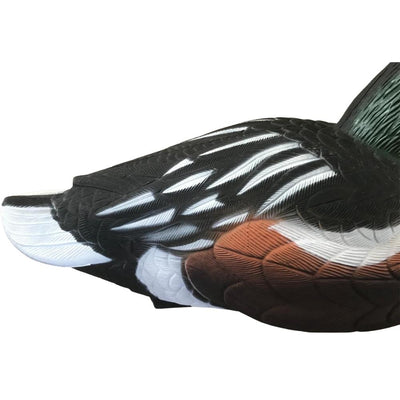 Floating WINDY Shoveller Duck Decoy, HD male or female duck figure for hunting or decoration.