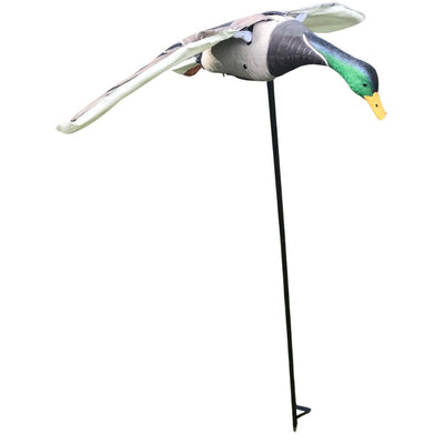 WINDY flapping mallard duck decoy for hunting or decoration, featuring realistic design and motion in natural outdoor setting