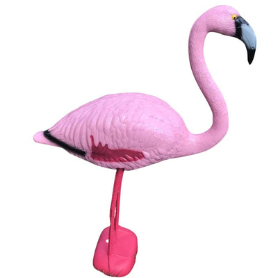 WINDY Flamingo garden and pond ornament decorative statue, pink flamingo decoy for outdoor lawn decor.