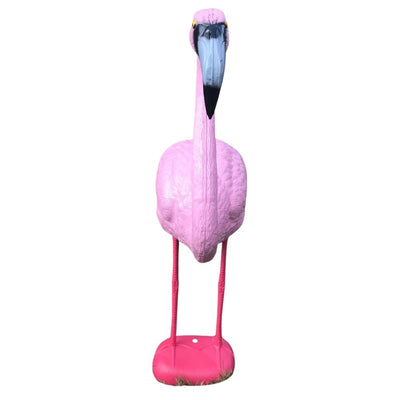 Colorful flamingo garden and pond ornament decorative statue by WINDY, featuring a vibrant flamingo decoy for outdoor decor.