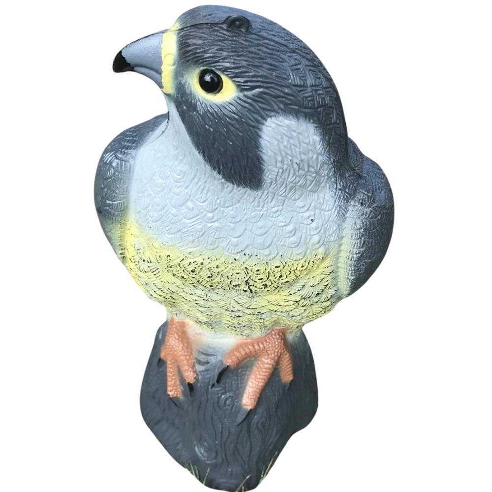 WINDY Peregrine Falcon decoy for bird and cat deterrence, realistic bird-shaped decoy to scare away pests from outdoor areas.