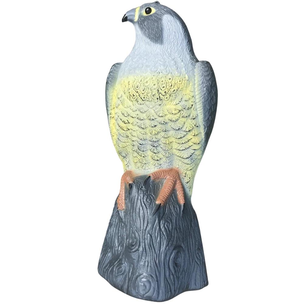 Windy Peregrine Falcon decoy deterrent for birds and cats, realistic bird scarer decoy for outdoor pest control