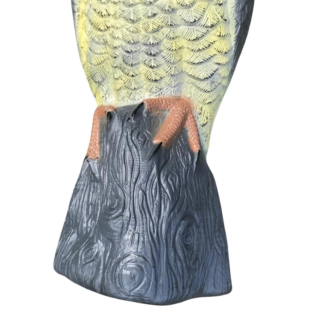 WINDY Peregrine Falcon decoy bird and cat deterrent decoy for outdoor pest control, realistic design to scare away birds and cats.