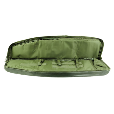 ELITE WULF Guardian 46-inch green tactical rifle drag bag with padded carry handles and durable exterior