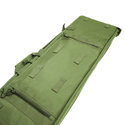 ELITE WULF Guardian green tactical rifle drag bag, 46-inch design for firearm transport