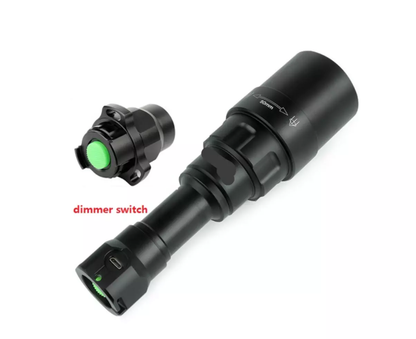 NightSniper Infrared Hell Cat Torch 810nm with Battery and Charger Dimmer Switch