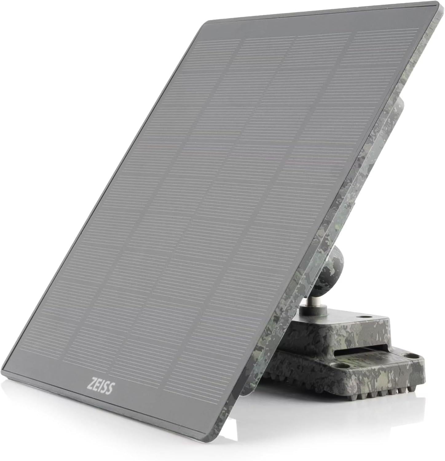 ZEISS Solar Panel Pro 10000 mAh solar charger with built-in solar panel and USB ports, portable outdoor power accessory.