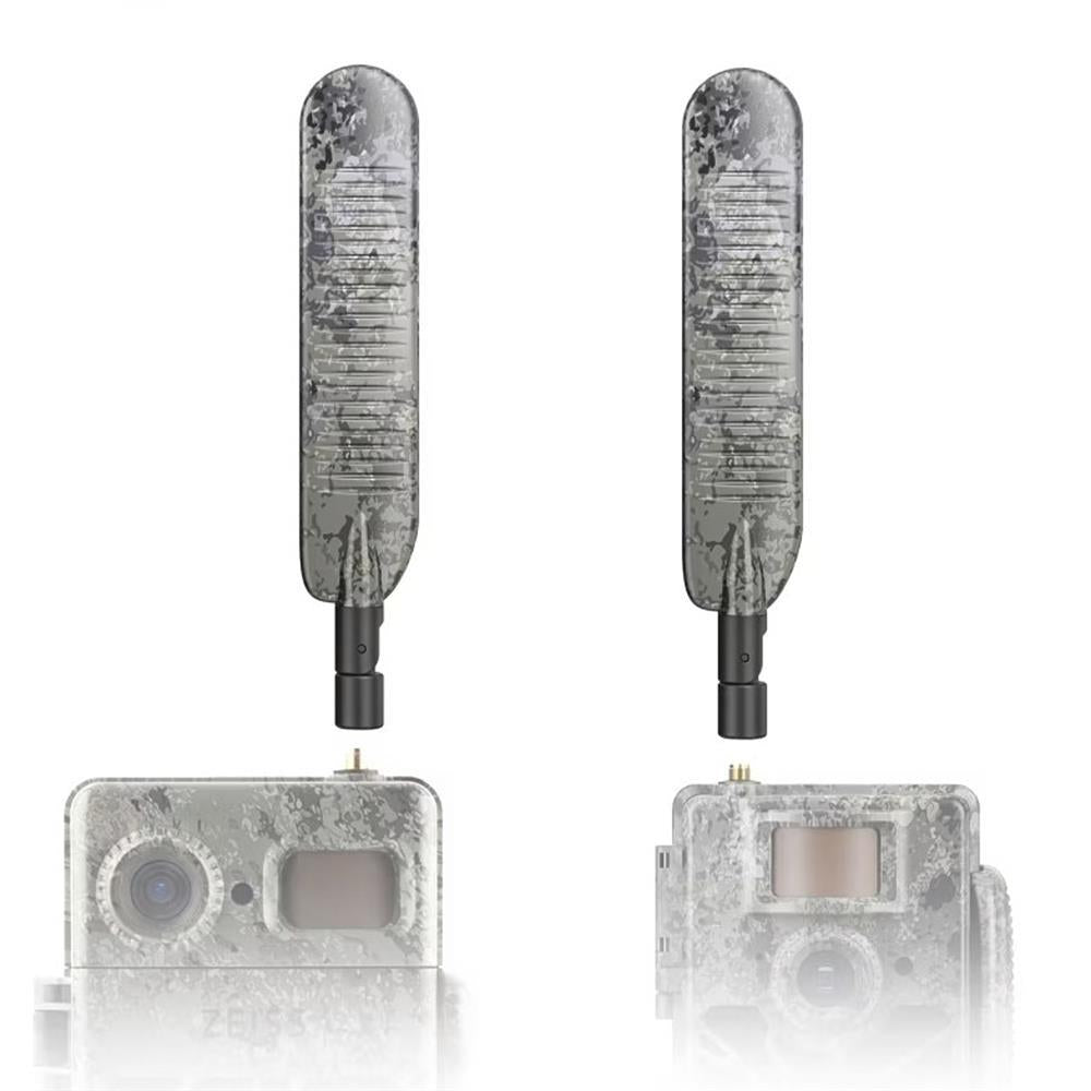 ZEISS Secacam 4G trail camera antenna, outdoor wildlife monitoring accessory with durable design and signal extension capabilities.